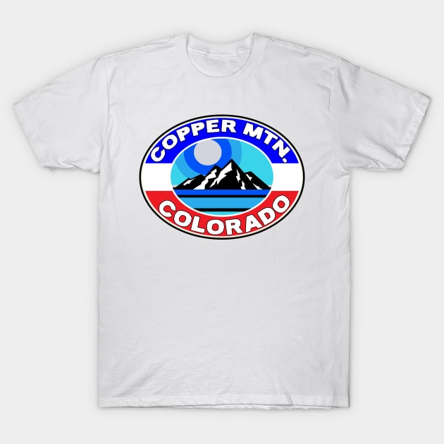 Copper Mountain Colorado Skiing Ski Mountains CO T-Shirt by TravelTime